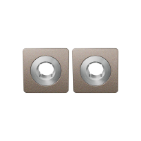 GPF1142.A3 Minimalistische rozet 28x28x1,5mm Mocca Blend