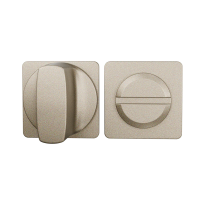 GPF1142.A4 Minimalistische Toiletgarnituur 28x28x1,5mm stift 8mm Champagne blend