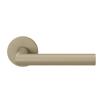 GPF115VRA4 Champagne Blend L-haaks model 19mm deurkruk op rozet 53x6mm