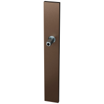 GPF1175.A2.442 langschild XL rechthoekig PC72 Bronze blend met vastgelaste knopvastzetter