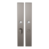 GPF1175.A3 langschild rechthoekig WC55/8 grote knop Mocca blend