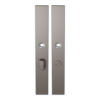 GPF1175.A3 langschild rechthoekig WC57/5 grote knop Mocca blend