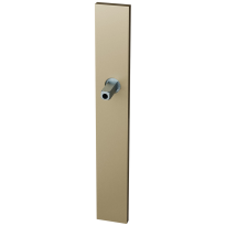 GPF1175.A4.411 langschild XL rechthoekig BB72 Champagne blend met vastgelaste knopvastzetter