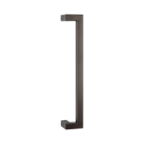 GPF13 deurgreep verkropt 22x22x400mm hoogte 60mm Dark blend