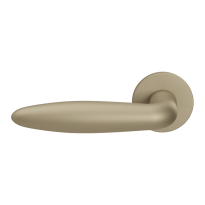 GPF135VRA4 Champagne Blend Sigaar model deurkruk op rozet 53x6mm linkswijzend