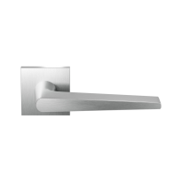 GPF2060.09-02 Piko deurkruk op vierkante rozet RVS, 50x8mm