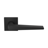GPF2060.61-02 Piko deurkruk op vierkante rozet zwart, 50x8mm
