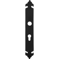 GPF6100.25L/R langschild PC55 links-/ rechtsdraaiend smeedijzer zwart