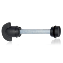 GPF6911.60 toiletgarnituur stift 5mm smeedijzer zwart