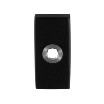 GPF8100.01L rozet 70x32x10mm zwart linksdraaiend
