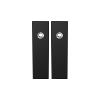 GPF8100.15 kortschild rechthoekig blind zwart