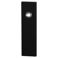 GPF8100.15L kortschild rechthoekig linksdraaiend zwart