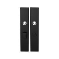 GPF8100.25 langschild rechthoekig WC57/5 grote knop zwart