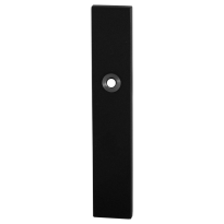 GPF8100.25L langschild rechthoekig PC72 linksdraaiend zwart