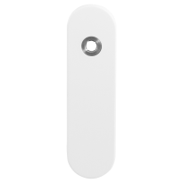 GPF8100.50R kortschild afgerond PC55 rechtsdraaiend wit