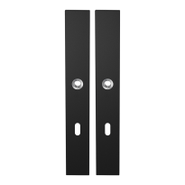GPF8100.75 langschild XL rechthoekig BB72 zwart