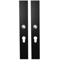 GPF8100.75 langschild XL rechthoekig PC55 zwart