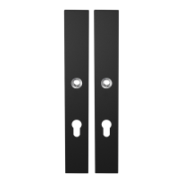 GPF8100.75 langschild XL rechthoekig PC72 zwart