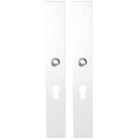 GPF8100.85 langschild XL rechthoekig PC55 wit