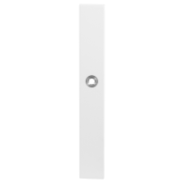 GPF8100.85L langschild XL rechthoekig PC55 linksdraaiend wit