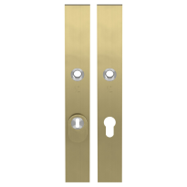 GPF9338.72P4 veiligheidsschilden met kerntrekbeveiliging PC72 PVD mat messing