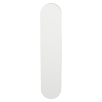 GPF9842.62 veiligheidsbuitenschild afgerond geheel blind wit