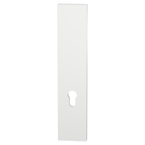 GPF9847.62 veiligheidsbuitenschild zonder krukgat PC55 rechthoekig wit