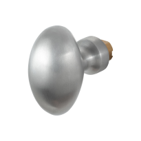 GPF9851.09 ei-knop RVS geborsteld t.b.v. veiligheidsschilden vast incl. wisselstift
