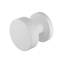 GPF9852.62-00 Wit vlakke knop S5 52x16mm met wisselstift op ronde rozet