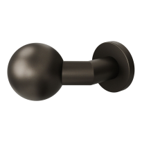 GPF9853.A1-00L Dark blend verkropte kogelknop S5 55mm incl. wisselstift op ronde rozet links