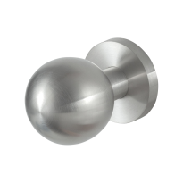 GPF9854.09-00 RVS mat kogelknop S5 50mm met wisselstift op ronde rozet