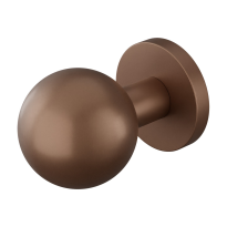 GPF9854.A2-00 Bronze blend kogelknop S5 50mm met wisselstift op ronde rozet