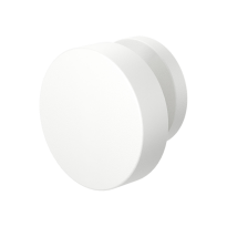 GPF9860.62-00R Wit excentrische knop S5 60x16mm met wisselstift op ronde rozet rechts