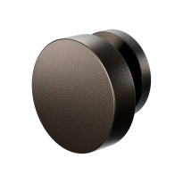 GPF9860.A1-00R Dark blend excentrische knop S5 60x16mm met wisselstift op ronde rozet rechts
