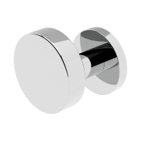 GPF9865.49-00 RVS gepolijst excentrische knop S2 60x16mm met knopvastzetter met rond rozet