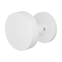 GPF9865.62-00 Wit excentrische knop S1 60x16mm draaibaar met rond rozet