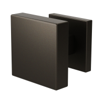 GPF9950.A1-02 Dark blend vierkante knop 60x60x16mm met vierkant rozet
