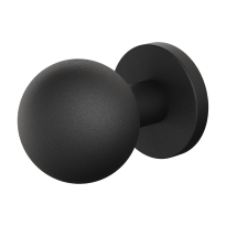 GPF9954.61-00 Zwart kogelknop 50mm met ronde rozet