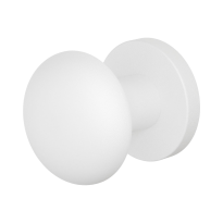 GPF9959.62-00 Wit paddenstoel knop S1 52mm draaibaar met rond rozet