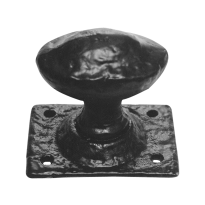 KP1089 knopkruk 60x38mm op rechthoekig rozet 66x50mm draaibaar