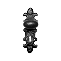 KP1213 knop 63x38mm op schild 203x63mm PC55 draaibaar