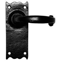 KP2519L deurkruk op schild blind linkswijzend