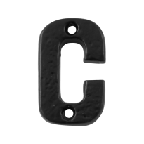 Landelijke huisnummer toevoeging letter 'C', 50 mm