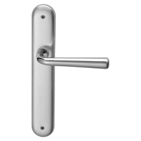 S90 Special deurkruk op langschild PC55, chrome/satinchrome