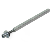 Verstelbare vast/draaibare excentrische deurkruk wisselstift M10x16/8x8x125mm - M6x32mm  dd75-110
