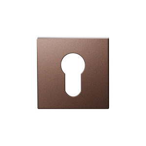 Bronze blend cilinderrozet 50x50x8 mm