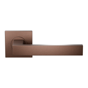 Rechthoekig Model Deurkruk op Rozet Bronze Blend