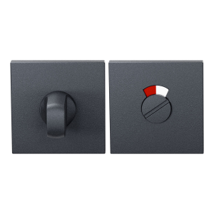 GPF199E Toiletgarnituur 53x53x6,5 mm Stift 8mm Antraciet Structuur