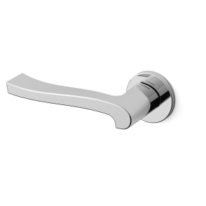 1071L Ola deurkruk op rozet linkswijzend, 51x6mm satinchrome