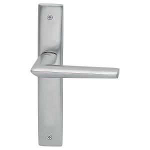 1080 Isi deurkruk op schild WC63/8, satinchrome